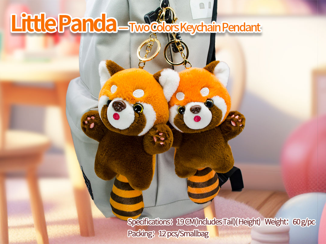 Mini Hugable Cute lesser panda,park,zoos,Plush, Doll, Satchel Bag ,Jewelry, School Bag, Backpack Pendant,Car,Charm, Keychain, Ornament,Plush, Toy ,Holiday Gift,Gift For Halloween Easter Christmas Valentines Birthday Gift
