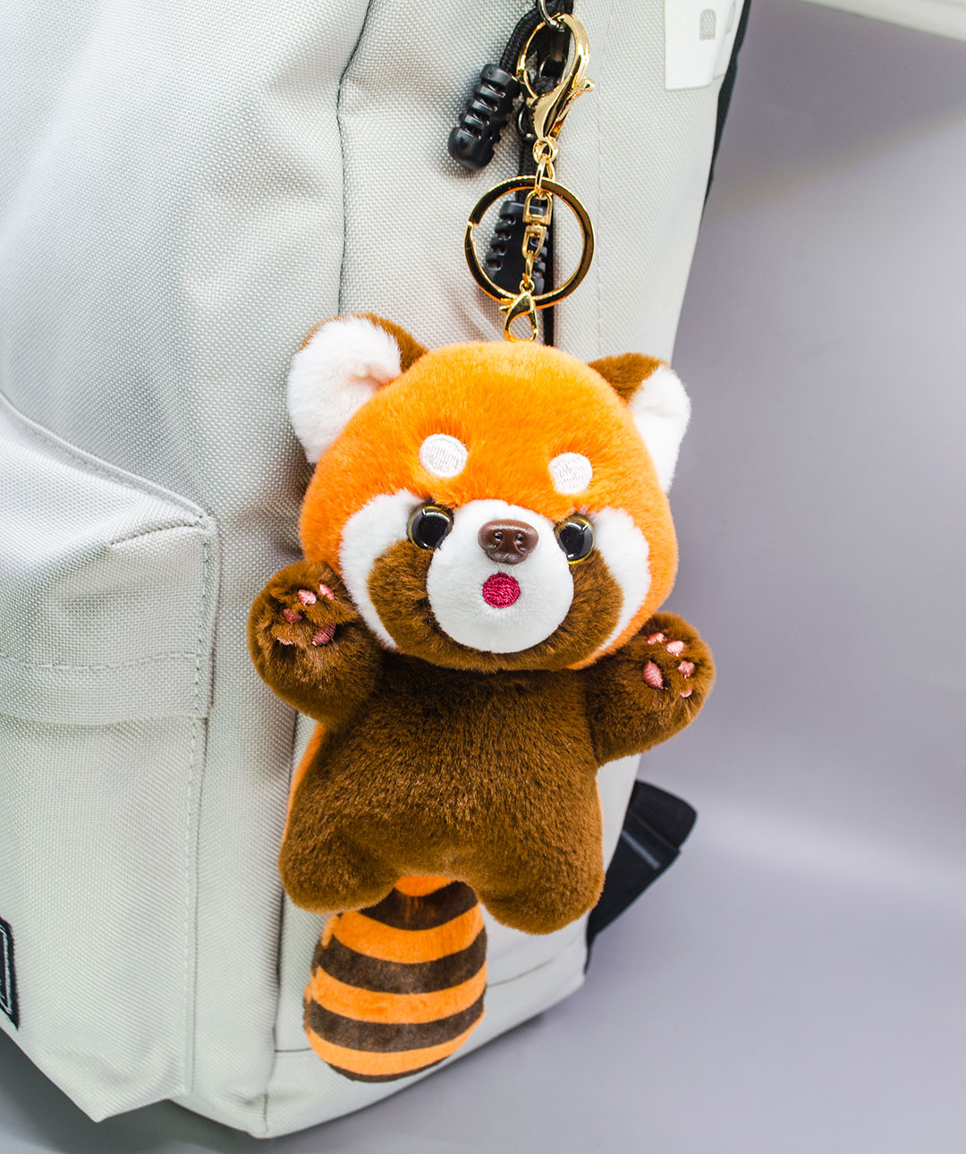 Mini Hugable Cute lesser panda,park,zoos,Plush, Doll, Satchel Bag ,Jewelry, School Bag, Backpack Pendant,Car,Charm, Keychain, Ornament,Plush, Toy ,Holiday Gift,Gift For Halloween Easter Christmas Valentines Birthday Gift
