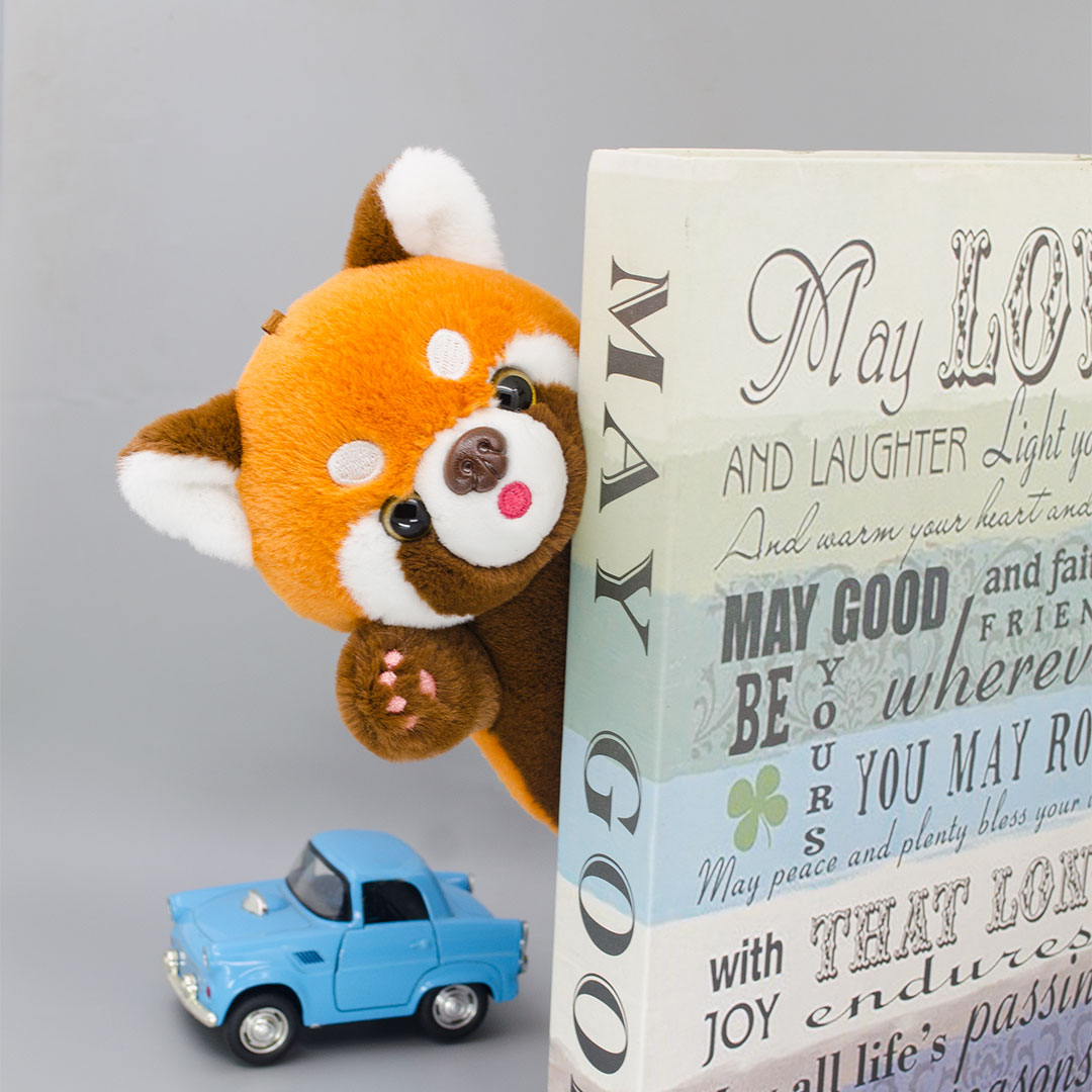 Mini Hugable Cute lesser panda,park,zoos,Plush, Doll, Satchel Bag ,Jewelry, School Bag, Backpack Pendant,Car,Charm, Keychain, Ornament,Plush, Toy ,Holiday Gift,Gift For Halloween Easter Christmas Valentines Birthday Gift
