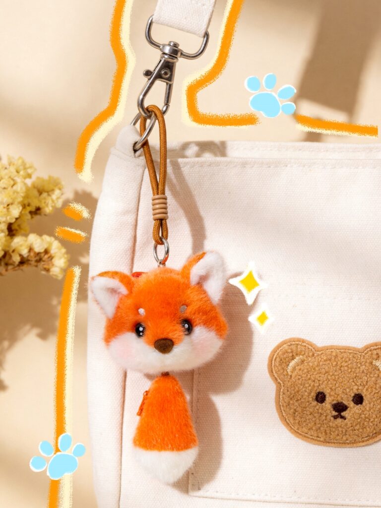 Fox Keychain   Bag Charms