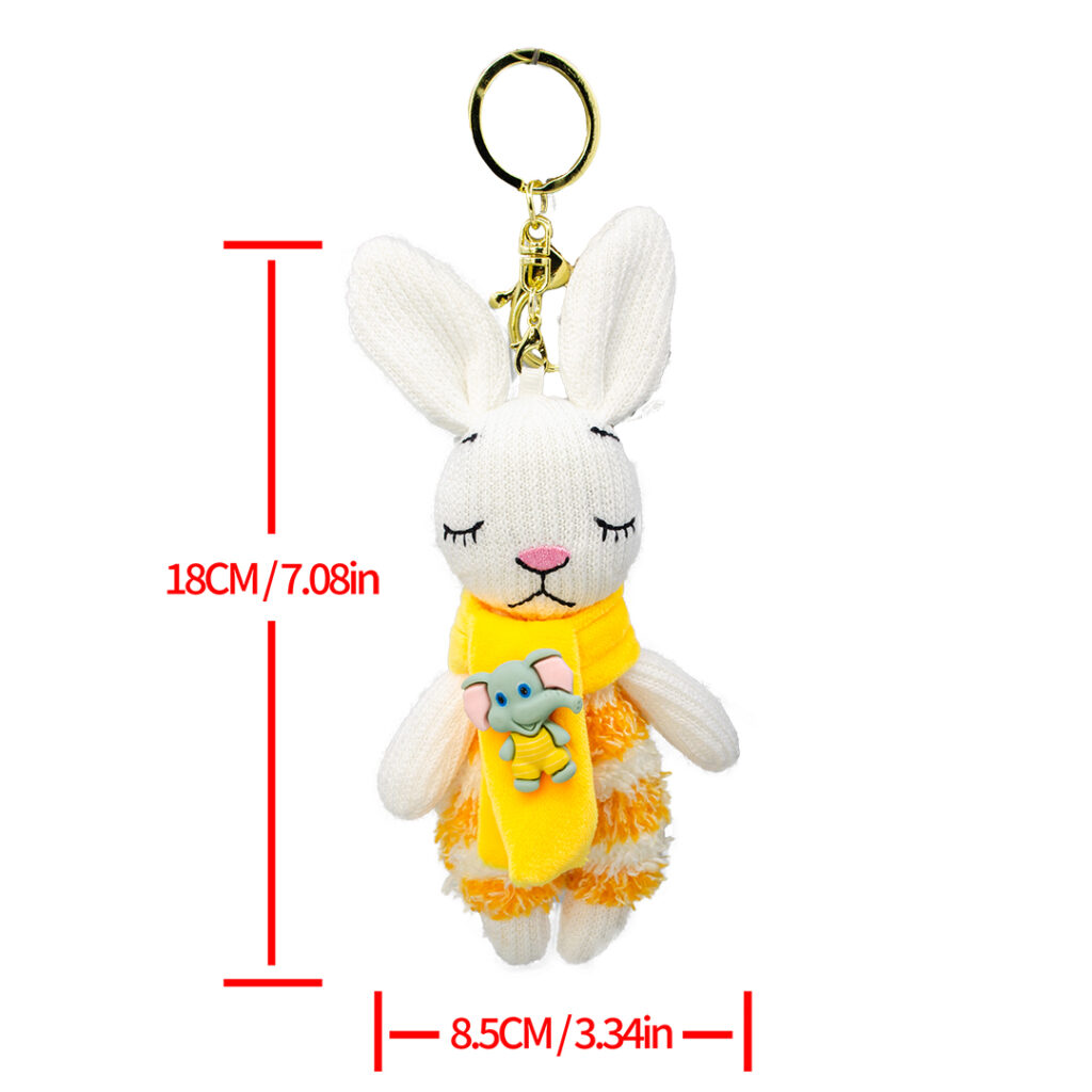 Xiong Workshop - Mengmeng Rabbit Keychain Pendant
Bag Pendant，Rabbit pendant，Backpack keychain pendant，Plush Doll，Decorative hanging decorations，gift，Holiday gifts，Trend Pendant，Backpack ornament，