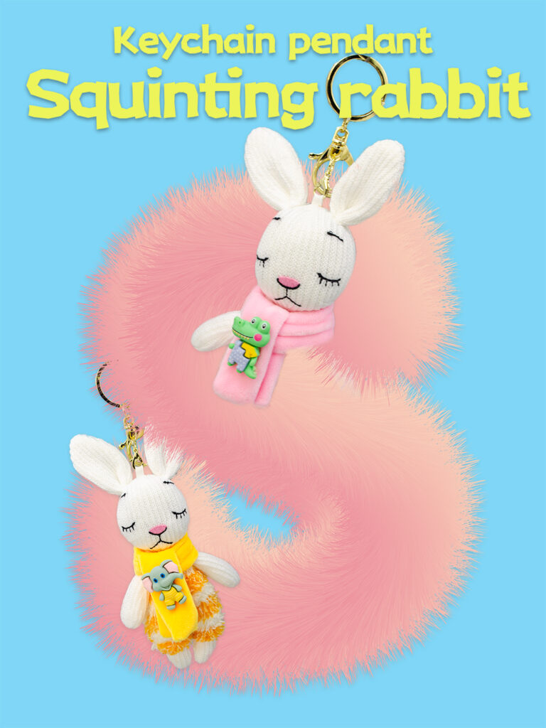 Xiong Workshop - Mengmeng Rabbit Keychain Pendant
Bag Pendant，Rabbit pendant，Backpack keychain pendant，Plush Doll，Decorative hanging decorations，gift，Holiday gifts，Trend Pendant，Backpack ornament，